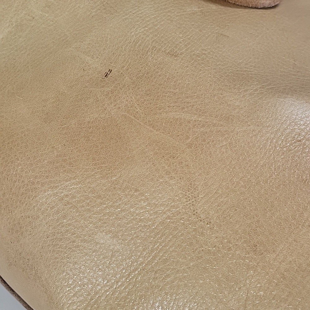Madewell Tan Leather Embroidered Stripe Tote Bag - Picture 6 of 15